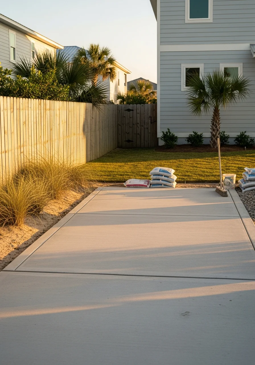 Navarre home exterior showing modern construction details and well-maintained property features.